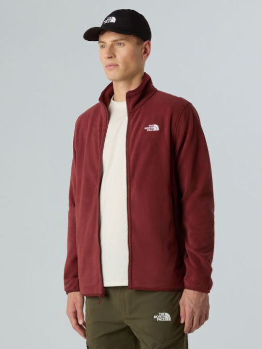 Men's Fleece Cardigan Sumac