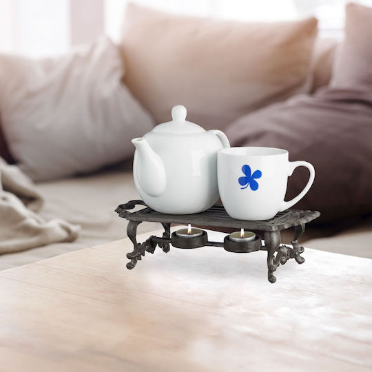 Încălzitor Pentru Mâncare Ceai Cafea Din Fontă Relaxdays 8.5 X 30 X 13.5 Cm
