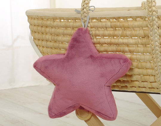 Retro Pink Minky Star Music Box Babies