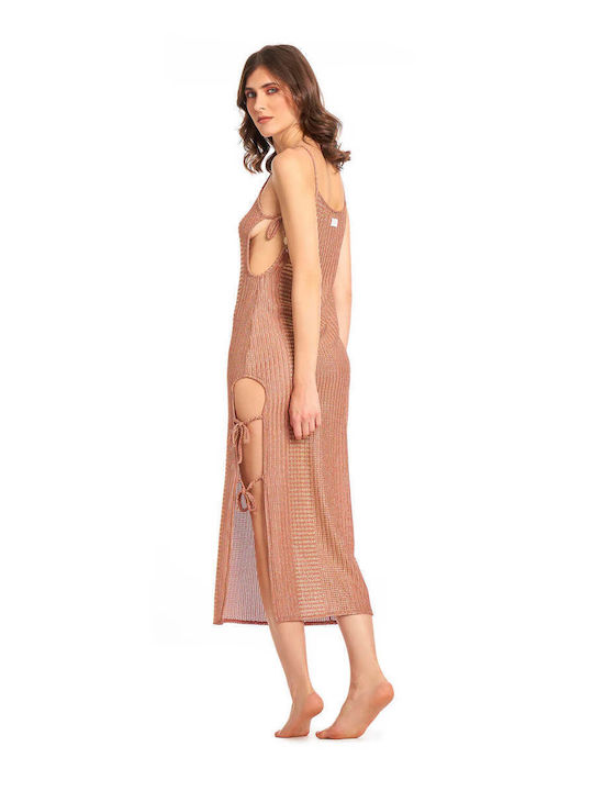 Cotazur Knitted Evening Dress Pink