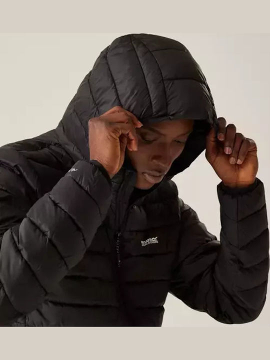 Men's Μπουφάν Puffer Αδιάβροχο Black