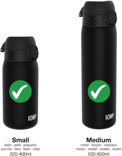 Capac De Schimb Etanș Ion8 Onetouch 2.0 Pentru Sticla De Apă Fără BPA Mic 350ml 500ml Gri