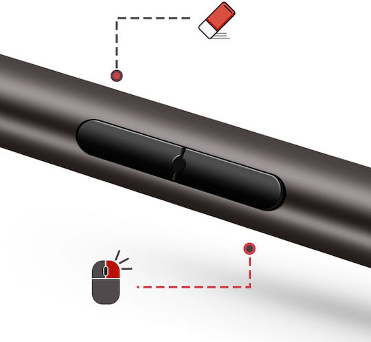 Apokin Touch Pen in Schwarz Farbe
