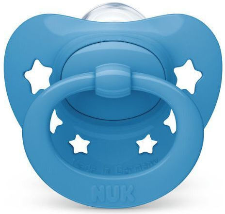 Nuk Signature Orthodontic Pacifier Silicone with Case Flowers - Pink for 18-36 months