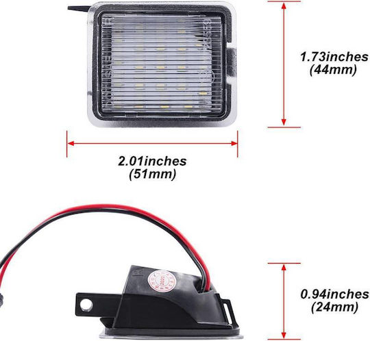 Carner Flash Led for Ford Focus / Mondeo / Kuga / Escape / C-Max 2pcs