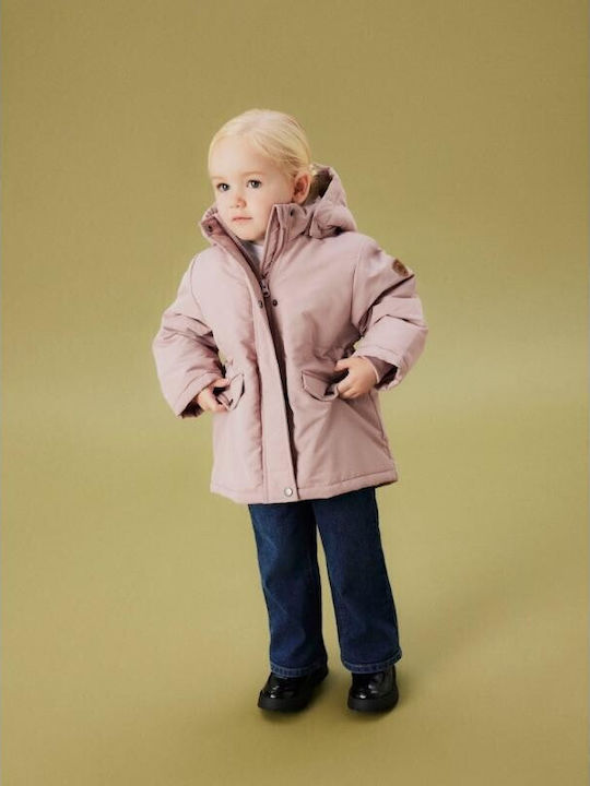 Kids Casual Short Purple Jacket