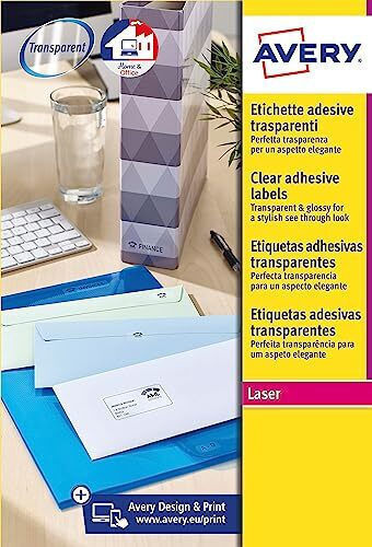 Avery Autocolante mici in Transparent Culoare
