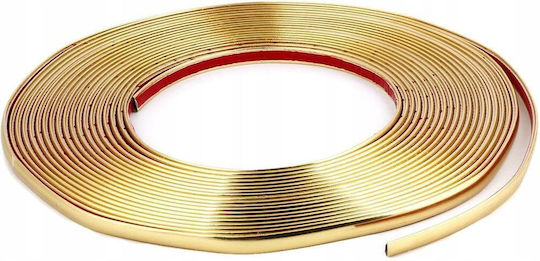 Selbstklebende Ornamentrolle 4mm x 15m Gold Chrom Farbe
