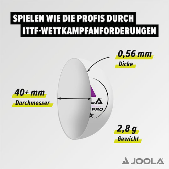 Μπαλάκια Ping Pong Joola Pro*** 40+ 12pcs
