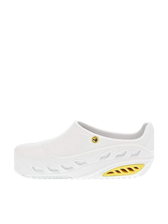 Emanuele Clogs White