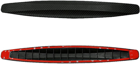 Set aus 2 schwarzen Schutzpolstern mit Carbon-Finish