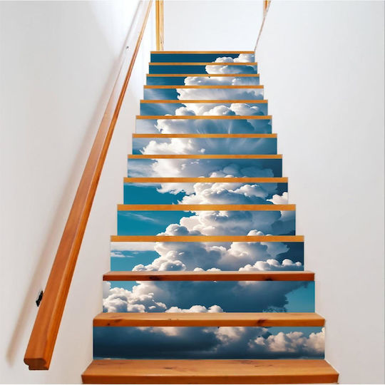 Decorative Sticker Indoor Stairs High-resolution Self-adhesive Print Dimensions 200 X 124 Cm Code Avx-stairs-08