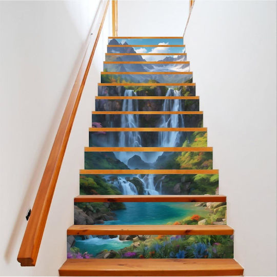 Decorative Sticker Interior Stairs High-resolution Self-adhesive Print Dimensions 200 X 124 Cm Code Avx-stairs-13