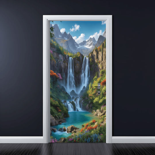 Printed Color Film Door Decoration Size 200 X 90cm Model Avx-dr27