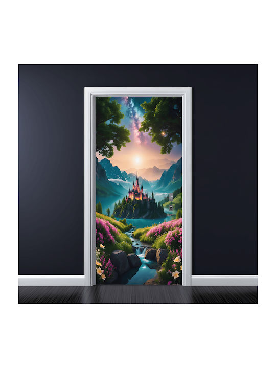 Printed Color Film Door Decoration Size 200 X 90cm Model Avx-dr15 Printed Color Film Door Decoration Size 200 X 90cm Model Avx-dr15