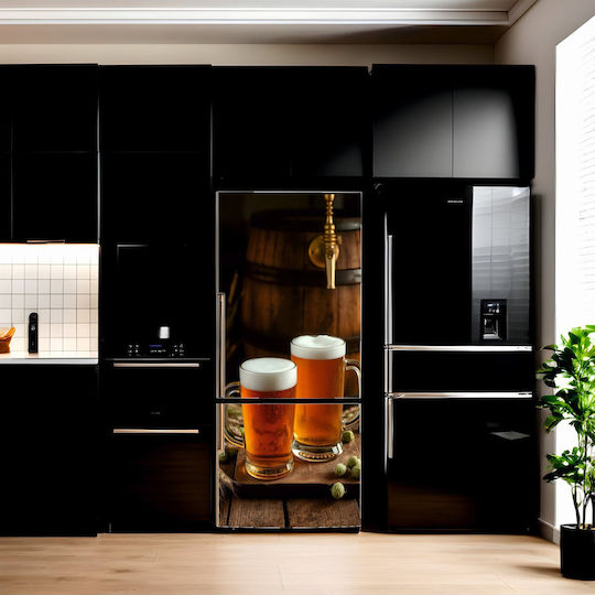 Decorațiune Frigider din Folie Colorată Imprimată Dimensiune 200 X 90cm Model Avx-fr35