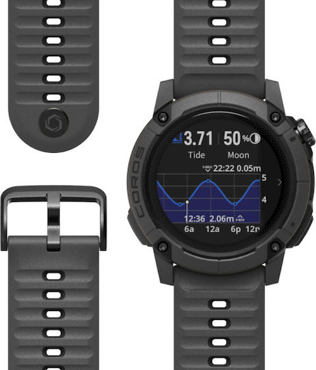 Coros Nomad 48mm Smartwatch with Heart Rate Monitor (Dark Grey)