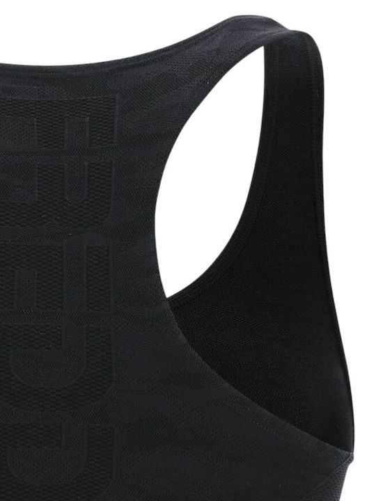 F9WBHB4 Women's Sports Bra without Padding Black