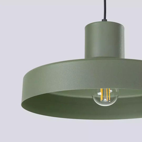 Sollux Hängelampe Grün mit Fassung E27