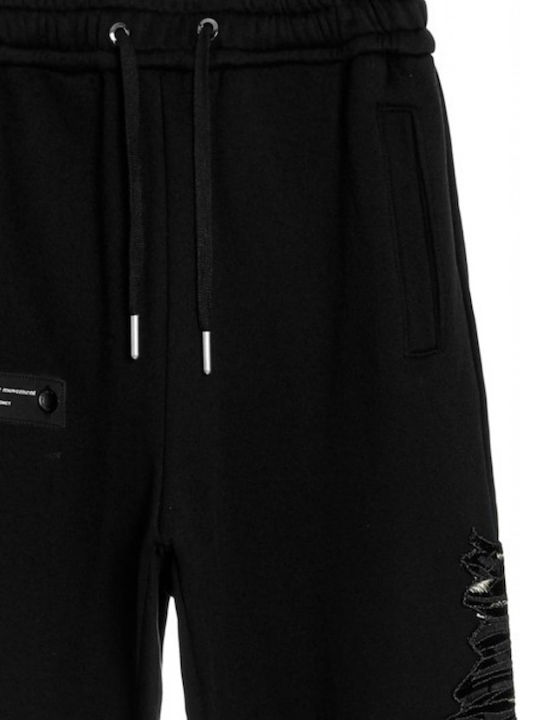 Damen Stoff Hose Black