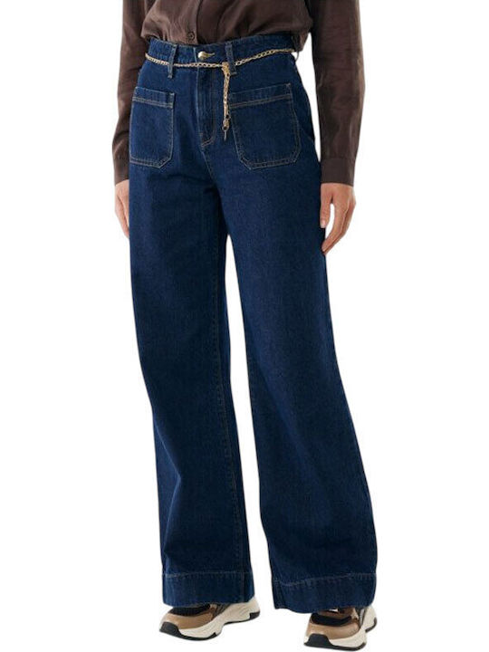 Women's Jean Trousers in Loose Fit Blue