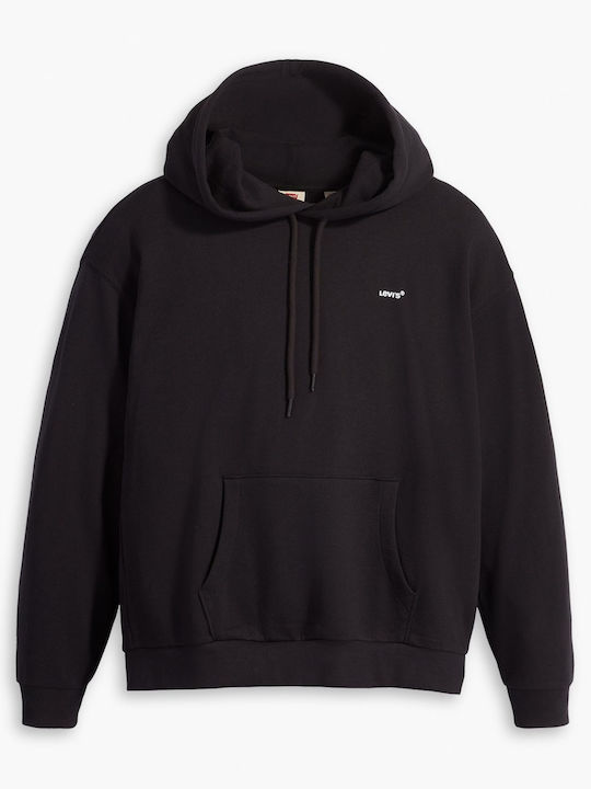 Everyday Long Women's Sweatshirt Hooded Black