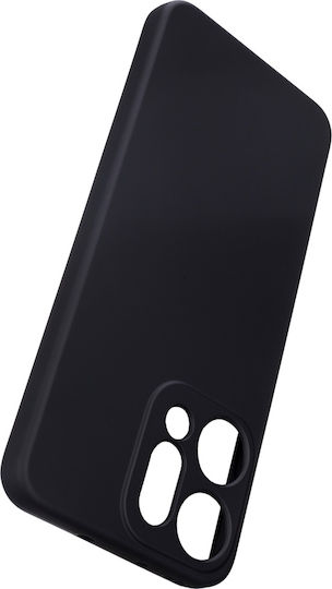 Beline Umschlag Rückseite Silikon Schwarz (Oppo Reno 14 Pro)