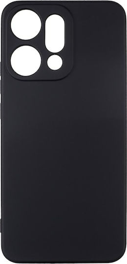 Beline Umschlag Rückseite Silikon Schwarz (Oppo Reno 14 Pro)