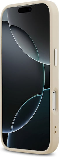 Karl Lagerfeld Umschlag Rückseite Kunststoff / Silikon Beige (iPhone 17 Pro Max)