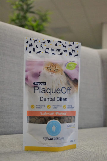 PlaqueOff Dental Bites Λιχουδιά για Οδοντική Φροντίδα 60gr