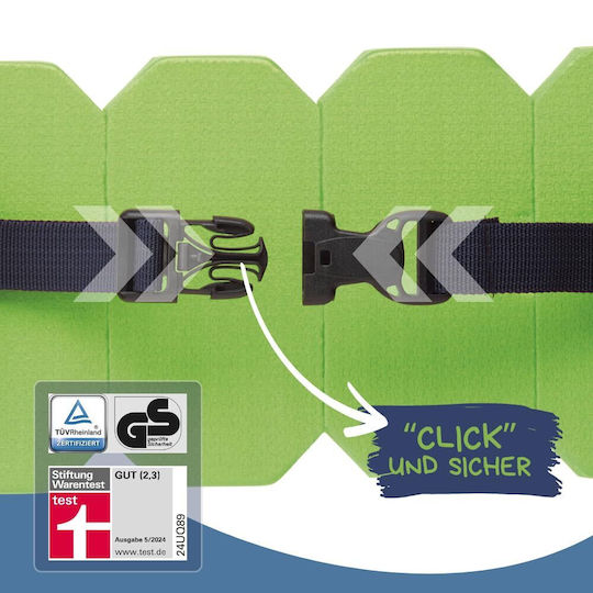 Beco Belt 5 Pads Ζώνη Κολύμβησης για 2-6 ετών με 5 Τουβλάκια 39.9x16.1x5εκ. σε Πράσινο Χρώμα