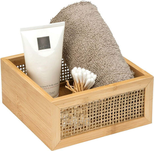 Wenko Bamboo Beige Organizer for Bathroom Boxes & Baskets