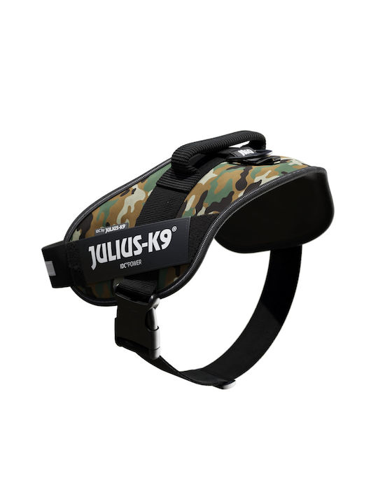 Julius K9 Нагръдник за куче Жилетка IDC Camouflage Размер на предпазната връзка 2 71-96см. Зелен
