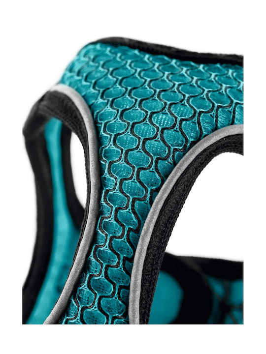 Hunter Dog Harness Vest Hilo Comfort Mesh Turquoise Large / Medium 65-70cm 012184