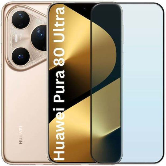 3D 0.33mm Adeziv complet Screen Protector Negru (Huawei Pura 80 Ultra, SKYDDAR INNOVATION)