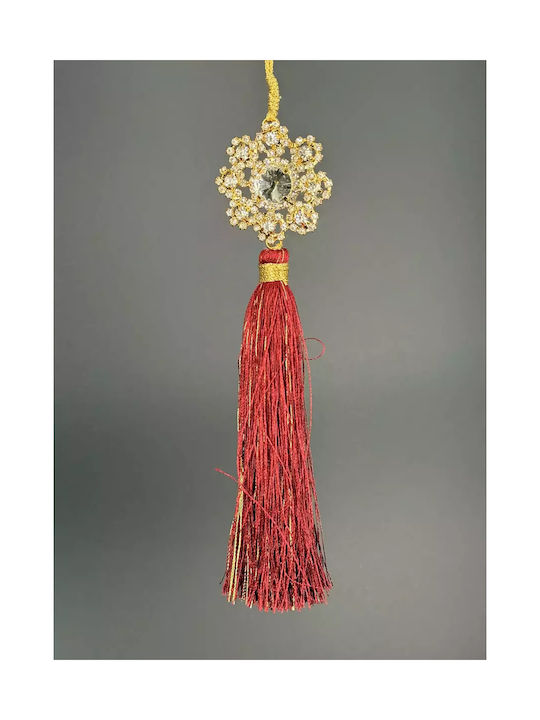 Hängendes Weihnachtsbaumschmuck Blume Rote
