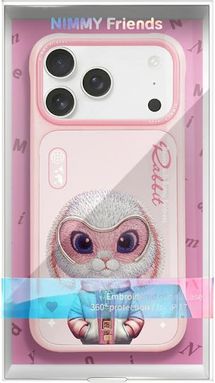 Nimmy Cool&Cute 2.0 Калъф За Iphone 17 Pro Розов Заек