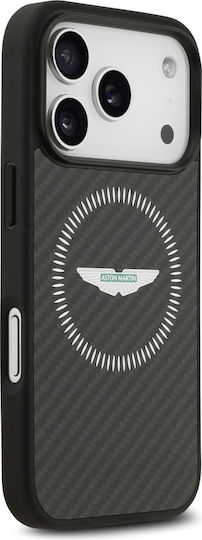 Case Aston Martin Hc Kevlar Counter Design Magsafe Iphone 17 Pro Black