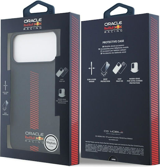 Red Bull Silicone Powerbar Magsafe Case Iphone 17 Pro Max Navy Blue
