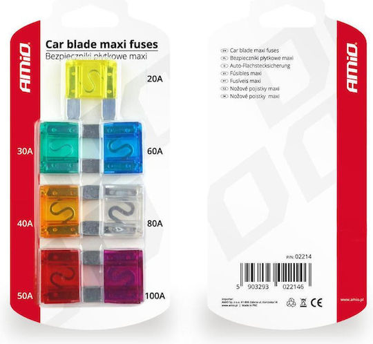 Maxi Car Fuses 7 Pieces
