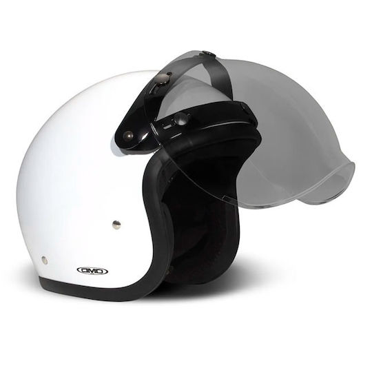 Ανοιγόμενο Visor Κράνους Ανοιχτό Φιμέ Dmd Flip-up Bubble Visor Light Smoke