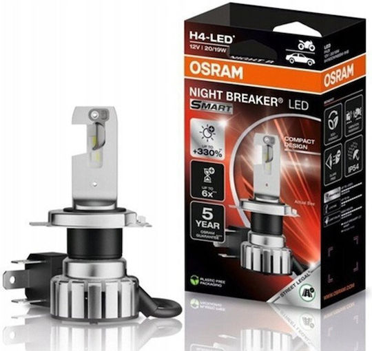 Osram Lămpi Motocicletei H4 LED 6000K Alb rece 12V 20W 1buc