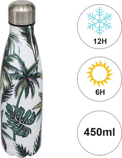 5Five Μπουκάλι Θερμός Ανοξείδωτο 500ml Φοίνικες