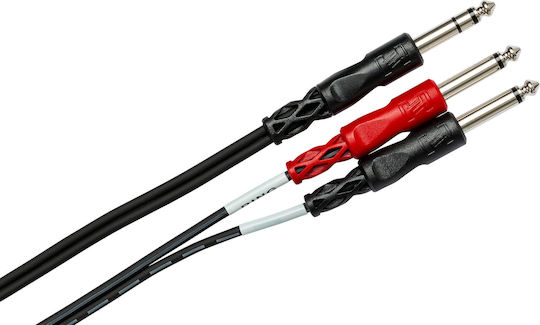 Hosa Cable 6.3mm male - 6.3mm male 3m