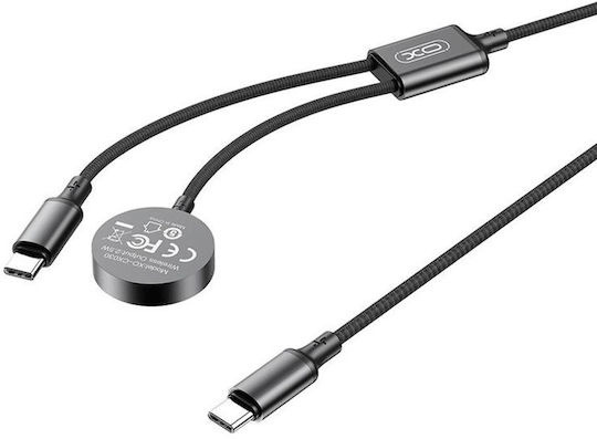 Xo Wireless 2in1 Apple Watch + Type-c Cx030 Schwarzes