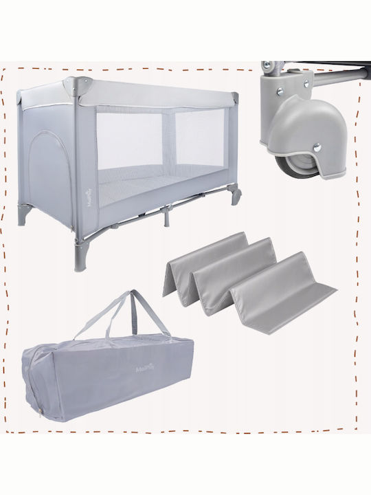 MalPlay Laufstall mit Matratze Gray