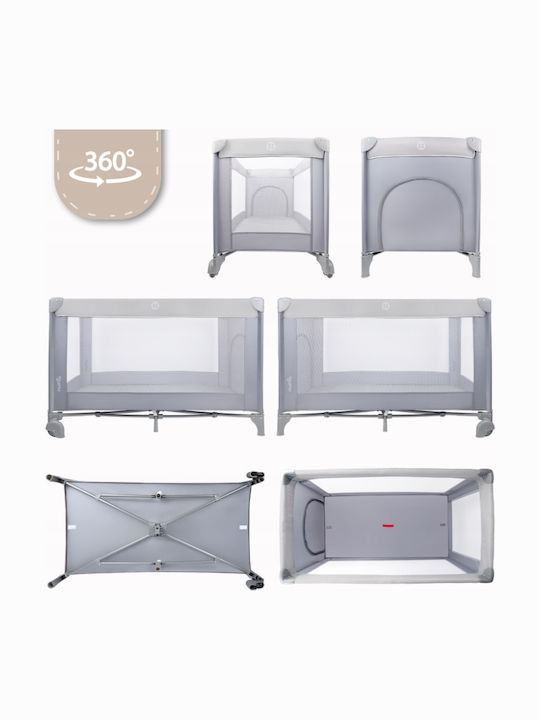 MalPlay Laufstall mit Matratze Gray