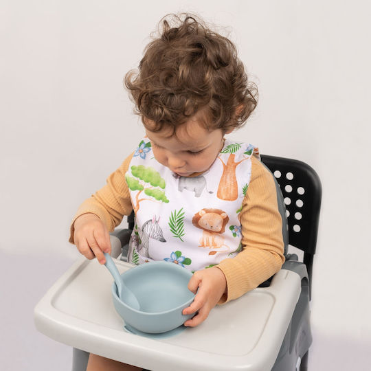 Kidizi Waterproof Bib from 100% Cotton with Pocket Beige for 36 m+ 2pcs