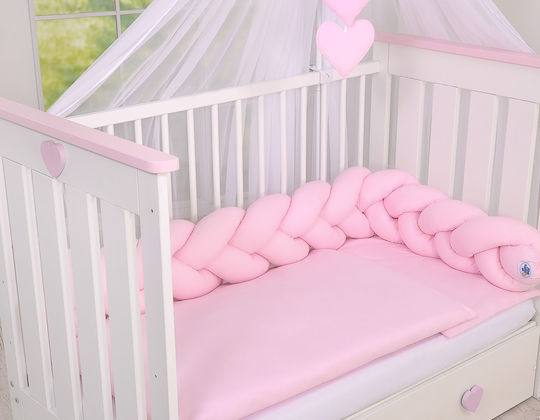My Sweet Baby Bettumrandungen Geflochten Innerhalb Pink