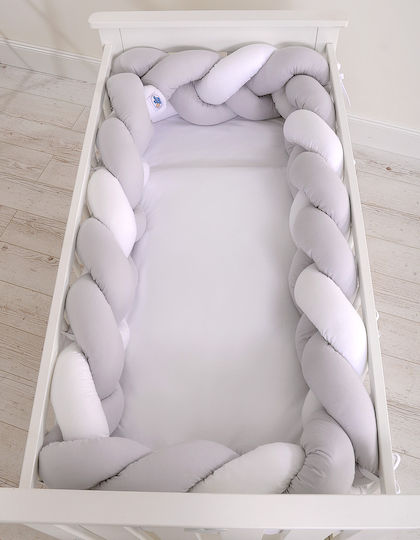 My Sweet Baby Πάντα Πλεξούδα Εσωτερική White And Gray